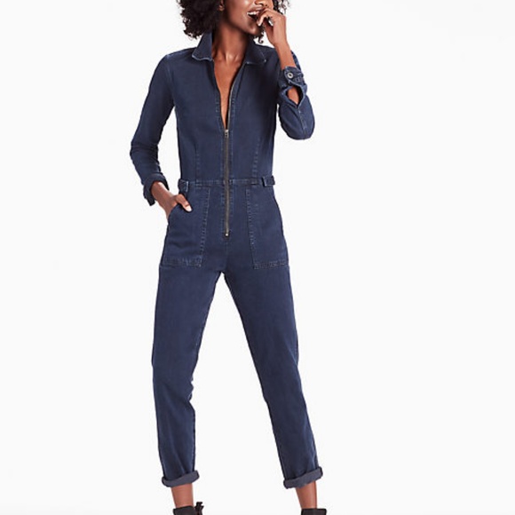 lucky brand denim jumpsuit